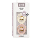 Bibs Schnuller 2er Pack Ivory Blush 18+ M. bei Yay Kids