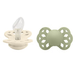 Bibs Infinity Schnuller Ivory Sage Baby Grösse 2 bei Yay Kids