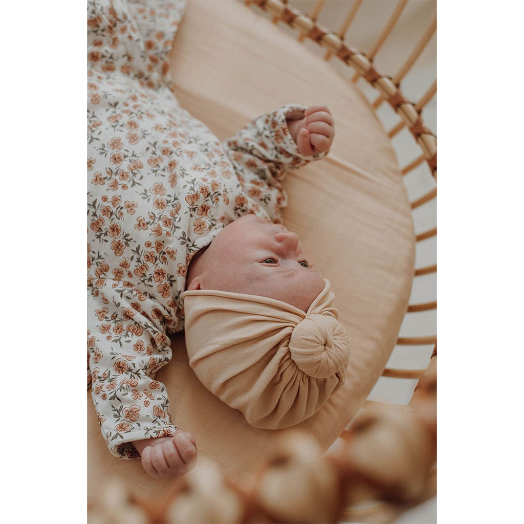 Bonjour Little Organic Spannbettlaken in Nude bei Yay Kids