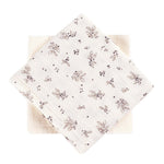 Bonjour Little Organic Swaddle 2-er Pack Sloeberry/ Cream bei Yay Kids