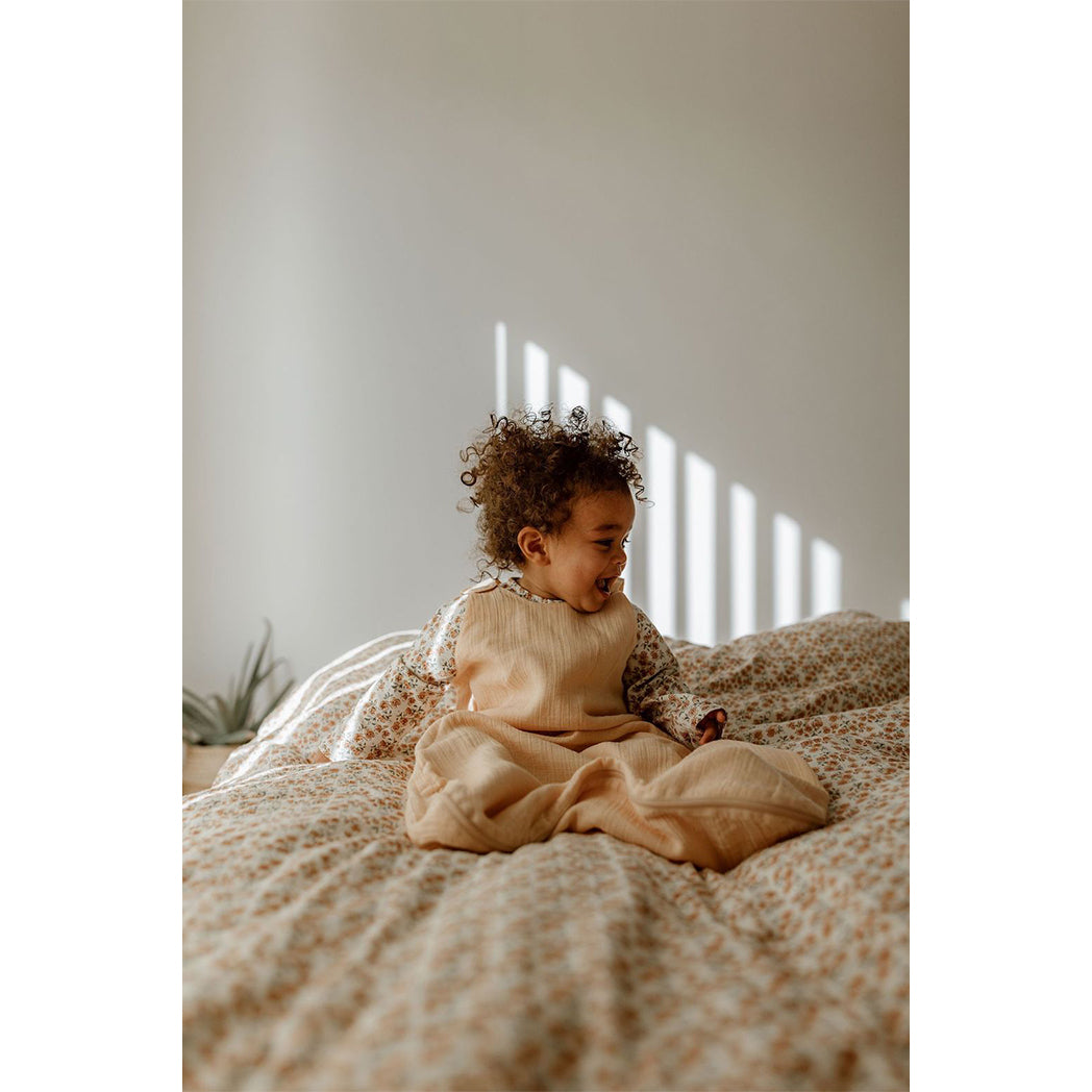 little girl sleeping nude Bonjour Little Organic Sleeping Bag Nude at Yay Kids