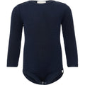 Bono - Baby-Seidenbody mit langen Ärmeln - Navy