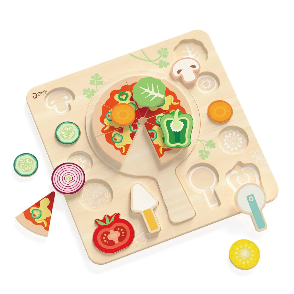 Holzpuzzle Pizza