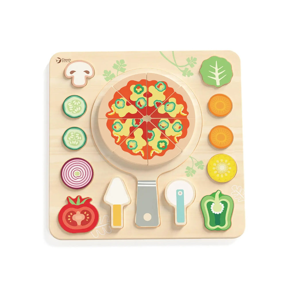 Holzpuzzle Pizza