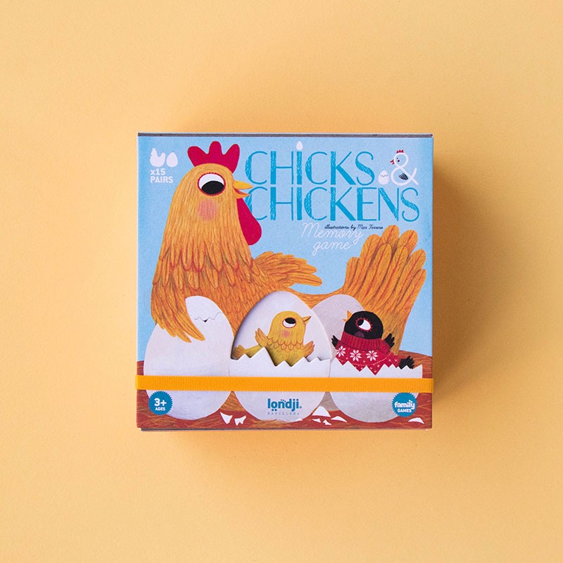 Londji Kinder Memory Spiel Chicks & Chickens bei Yay Kids