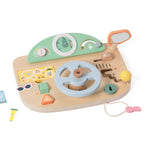 Activity board steering wheel