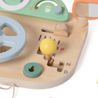 Activity board steering wheel