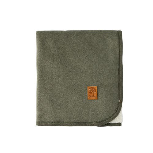 Teddy-Decke in Forest Green
