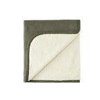 Teddy-Decke in Forest Green