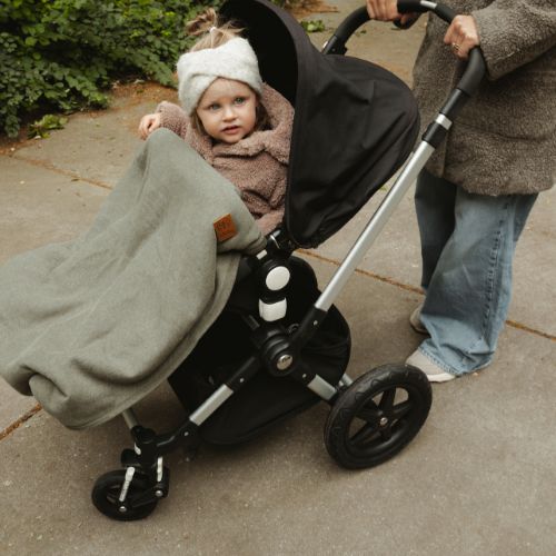 Teddy-Decke in Forest Green