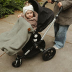 Teddy-Decke in Forest Green