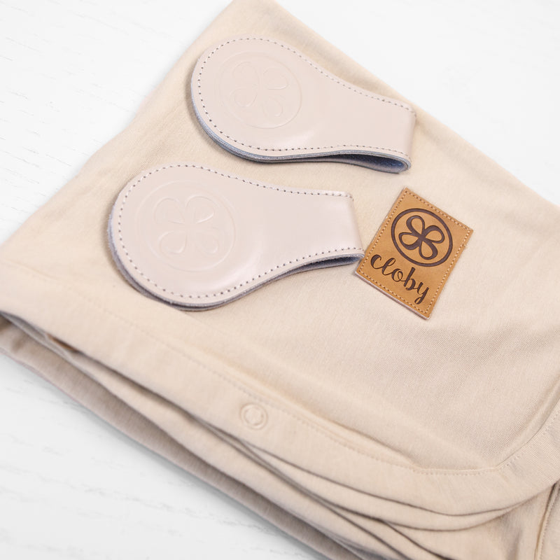 Cloby Leder Magnet Clips 2er Set Beige bei Yay Kids
