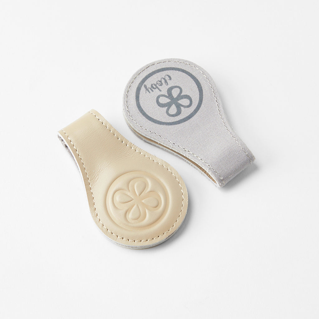 Cloby Leder Magnet Clips 2er Set Beige bei Yay Kids