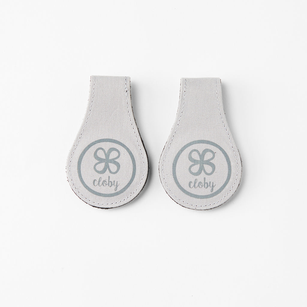 Cloby Leder Magnet Clips 2er Set Black bei Yay Kids