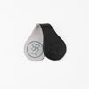 Leder Magnet Clips 2er Set Black