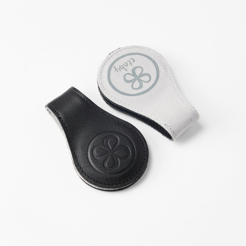 Cloby Leder Magnet Clips 2er Set Black bei Yay Kids