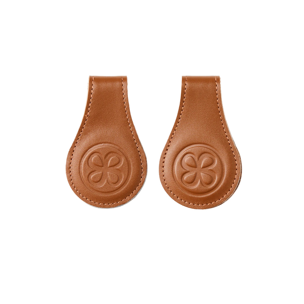 Cloby Leder Magnet Clips 2er Set Brown bei Yay Kids