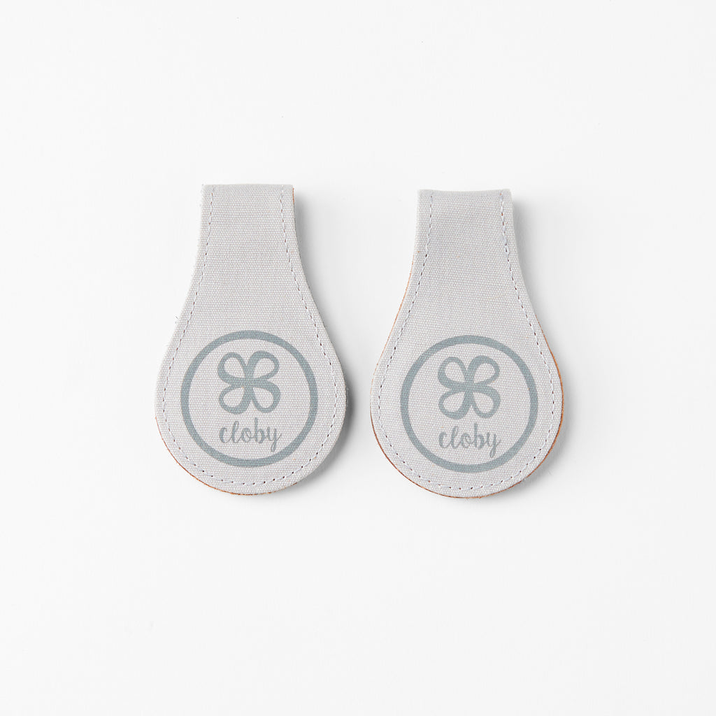 Cloby Leder Magnet Clips 2er Set Brown bei Yay Kids