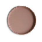 Mushie Kinder Silikon Teller Cloudy Mauve mit Saugnapf bei Yay Kids