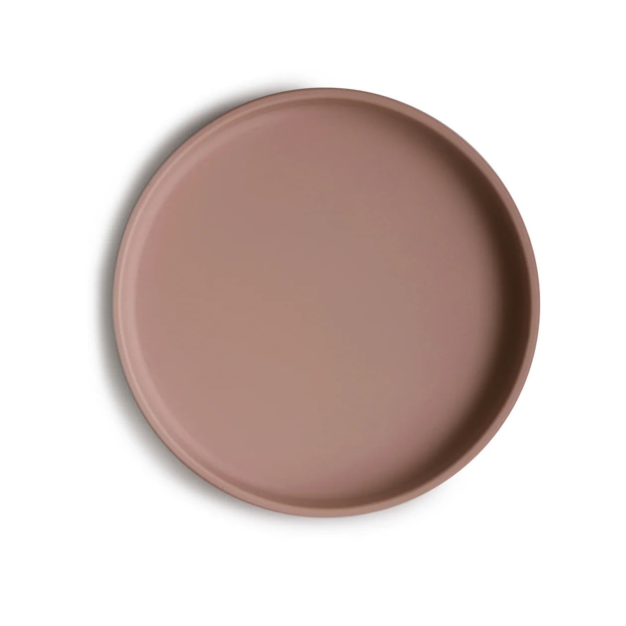 Mushie Kinder Silikon Teller Cloudy Mauve mit Saugnapf bei Yay Kids