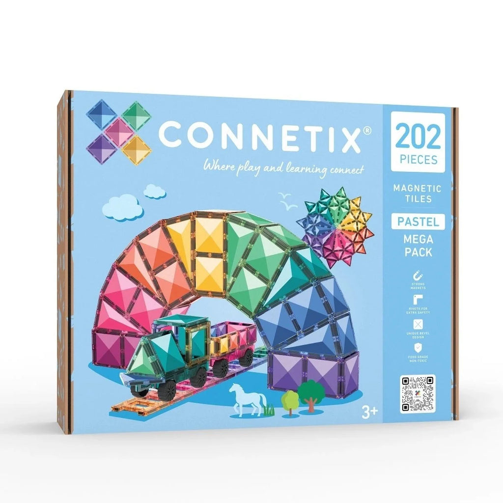 Magnetic Tiles Pastel Mega Pack 202 Pieces