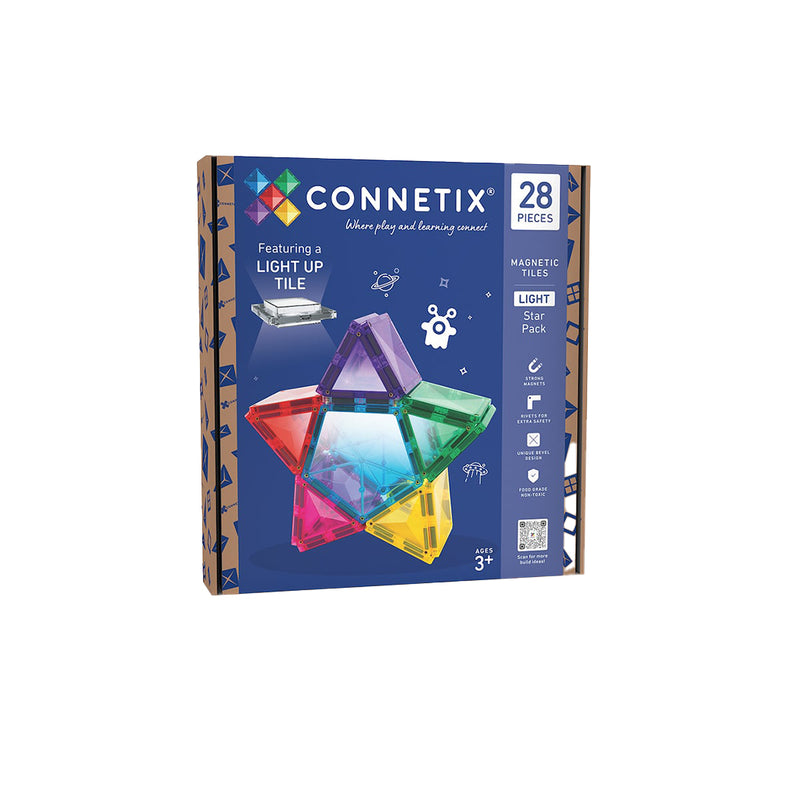 Connetix Magnetbausteine Light Star Pack 28 Teile bei Yay Kids