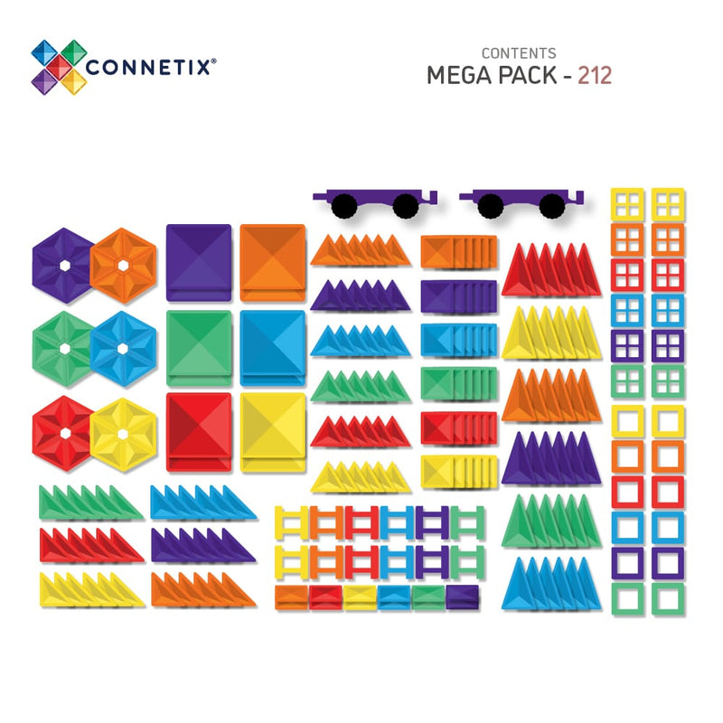 Connetix Rainbow Mega Pack 212 Stück bei Yay Kids
