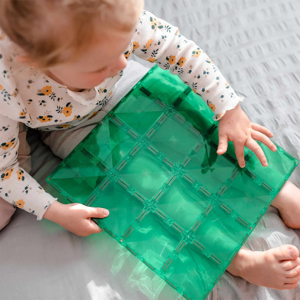 Connetix Grundbauplatte Blue & Green bei Yay Kids
