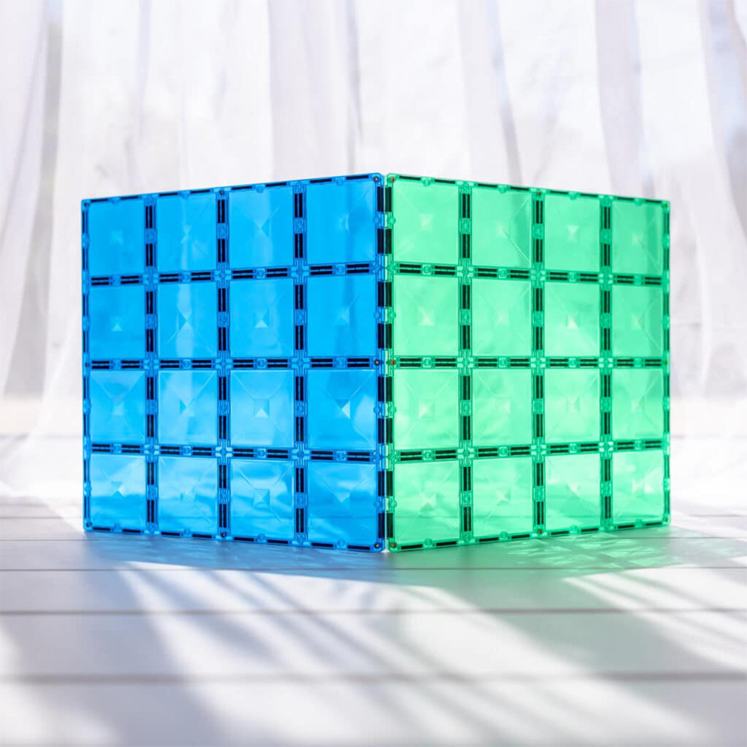 Connetix Grundbauplatte Blue & Green bei Yay Kids