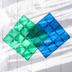 Connetix Grundbauplatte Blue & Green bei Yay Kids