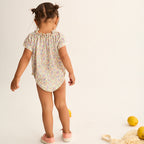 Cozmo Kurzarm Baby Jumpsuit Holly Multi floral bei Yay Kids