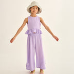 Cozmo Mädchen Musselin Hose Violet lavender soft bei Yay Kids