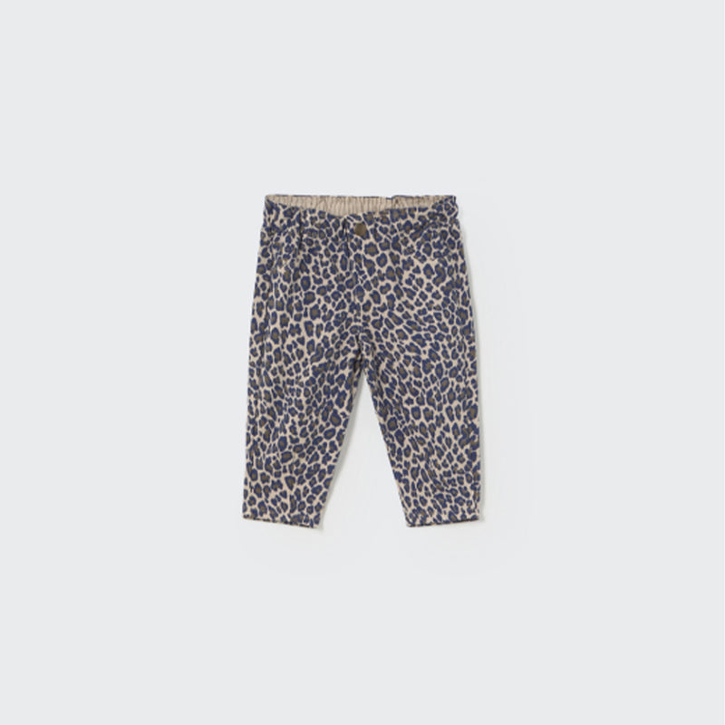 Cozmo Baby Twill Hose Atena Animal print stone bei Yay Kids