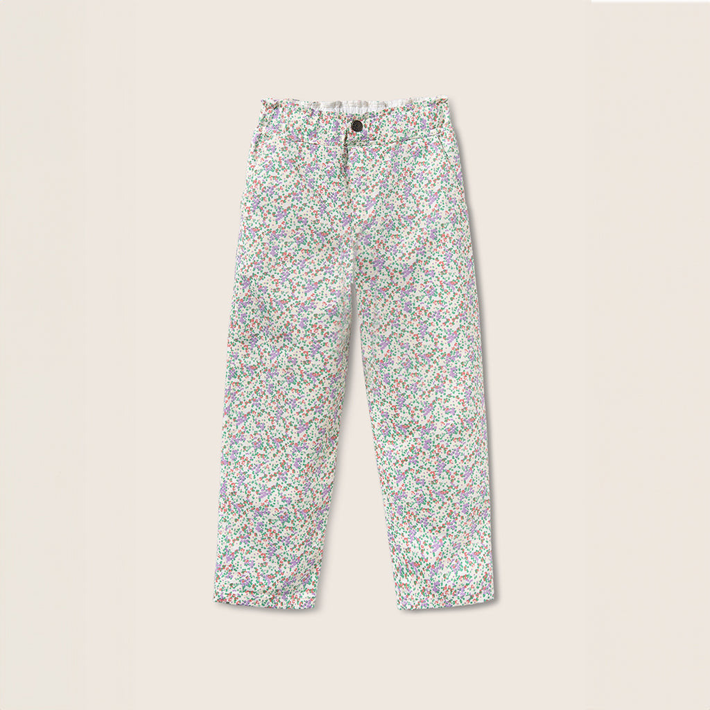 Cozmo Light Twill Flounced Pants Paola Rose bei Yay Kids