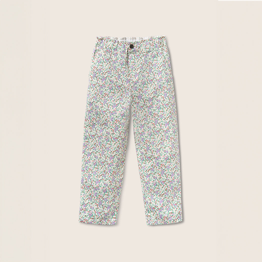 Cozmo Light Twill Flounced Pants Paola Rose bei Yay Kids