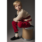Cozmo Strickpullover Idahok stone red bei Yay Kids