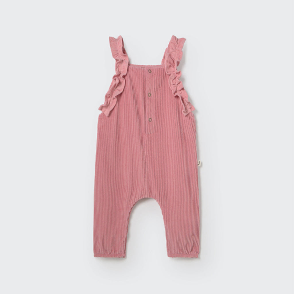 Cozmo Baby Kord Latzhose mit Rüschen Lily Rose Tea bei Yay Kids