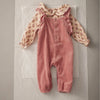 Cozmo Baby Kord Latzhose mit Rüschen Lily Rose Tea bei Yay Kids