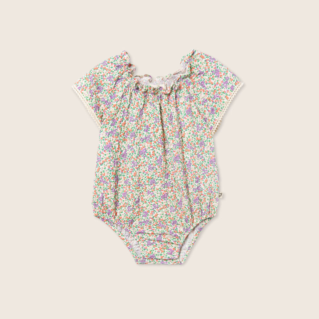 Kurzarm Body Holly Multi floral – Cozmo