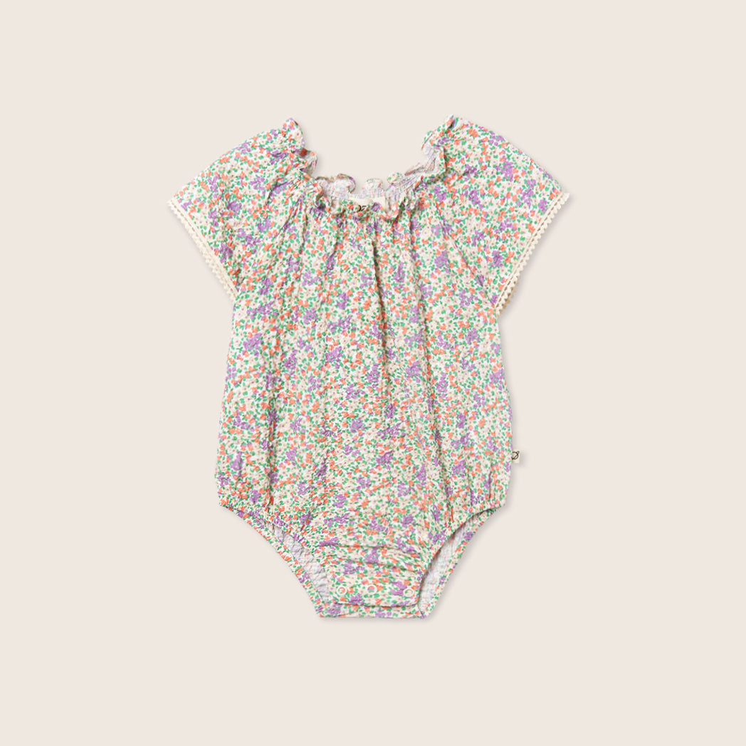 Kurzarm Body Holly Multi floral – Cozmo