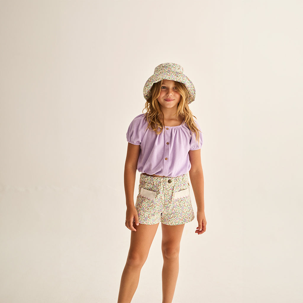 Cozmo Kurze Twill Shorts floral multi bei Yay Kids