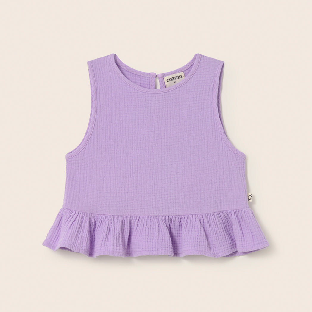 Cozmo Musselin Top Blair lavender soft bei Yay Kids