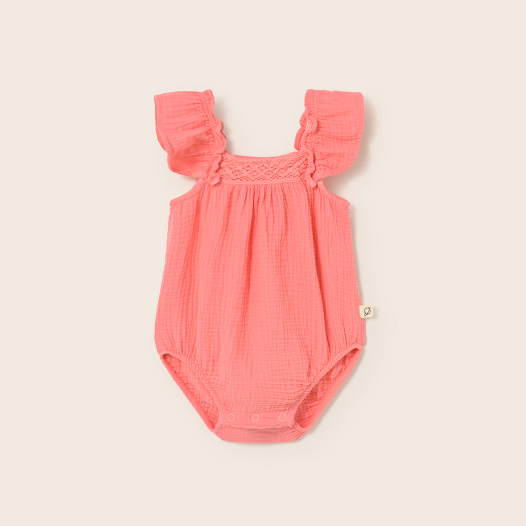 Cozmo Kurzarm Jumpsuit Tess candy pink soft bei Yay Kids
