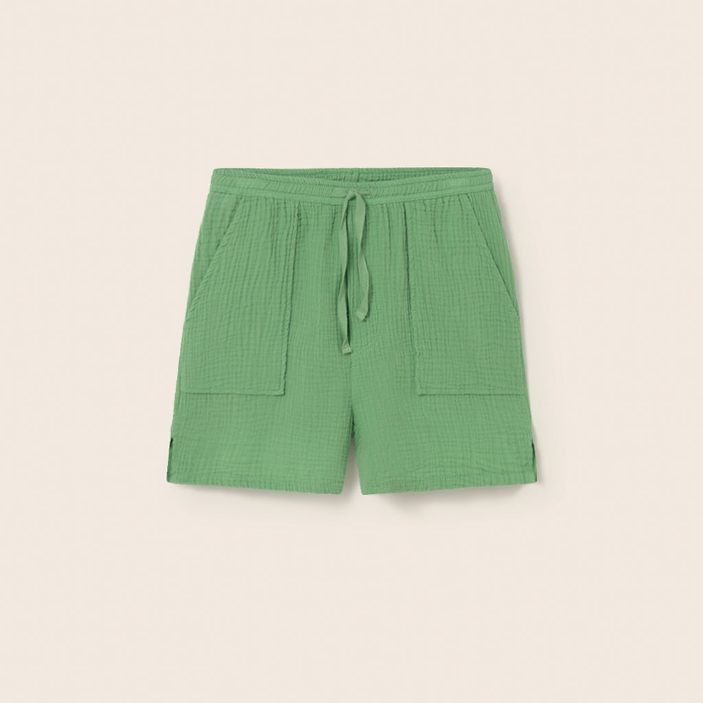 Cozmo Musselin Shorts Cove green bei Yay Kids