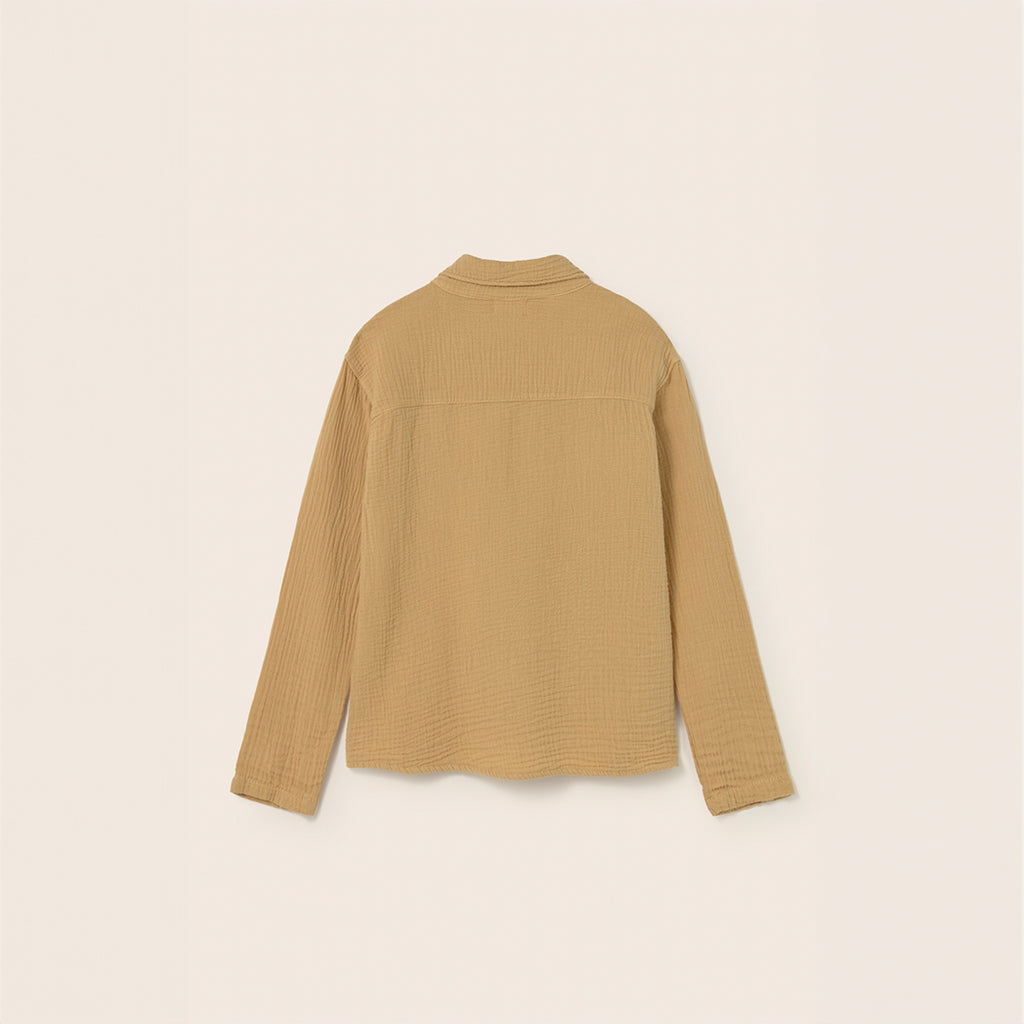 Cozmo Musselin Hemd Abel Green soft bei Yay Kids