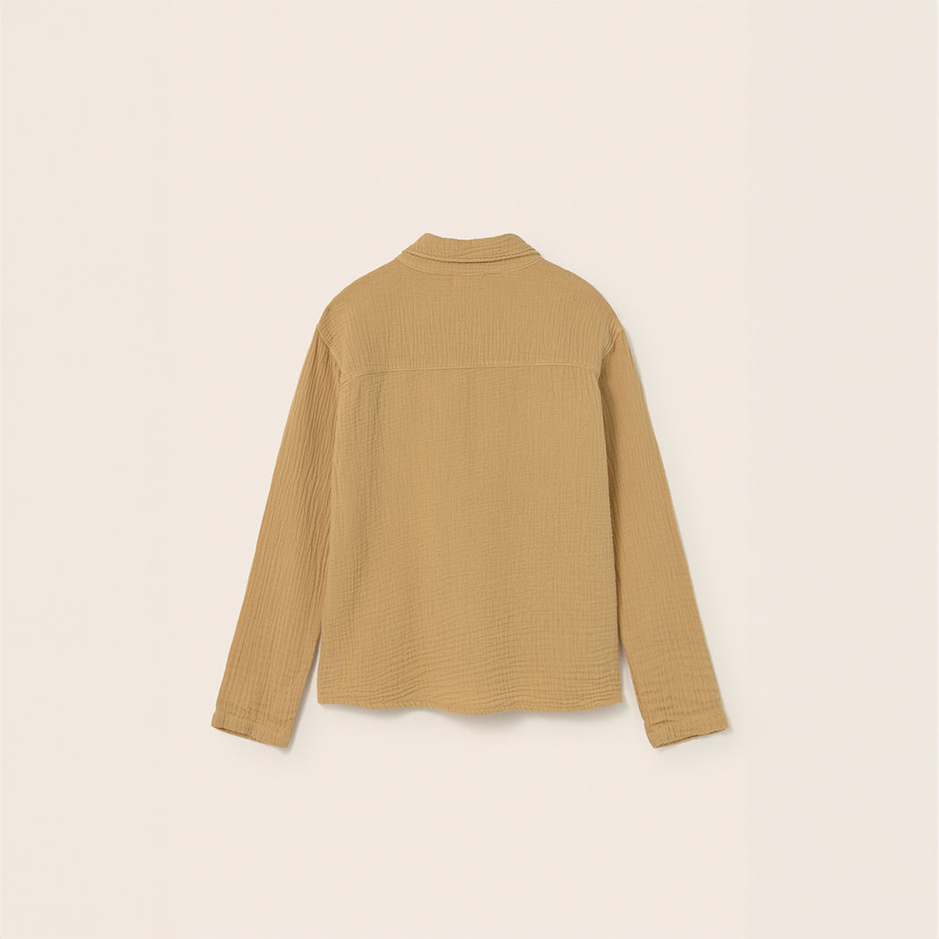 Cozmo Musselin Hemd Abel Green soft bei Yay Kids