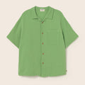 Cozmo Musselin Hemd Abel Green soft bei Yay Kids