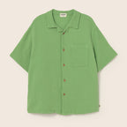 Cozmo Musselin Hemd Abel Green soft bei Yay Kids