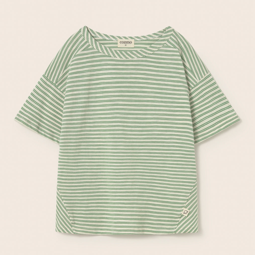 Cozmo Kinder T-Shirt Alan Green striped bei Yay Kids