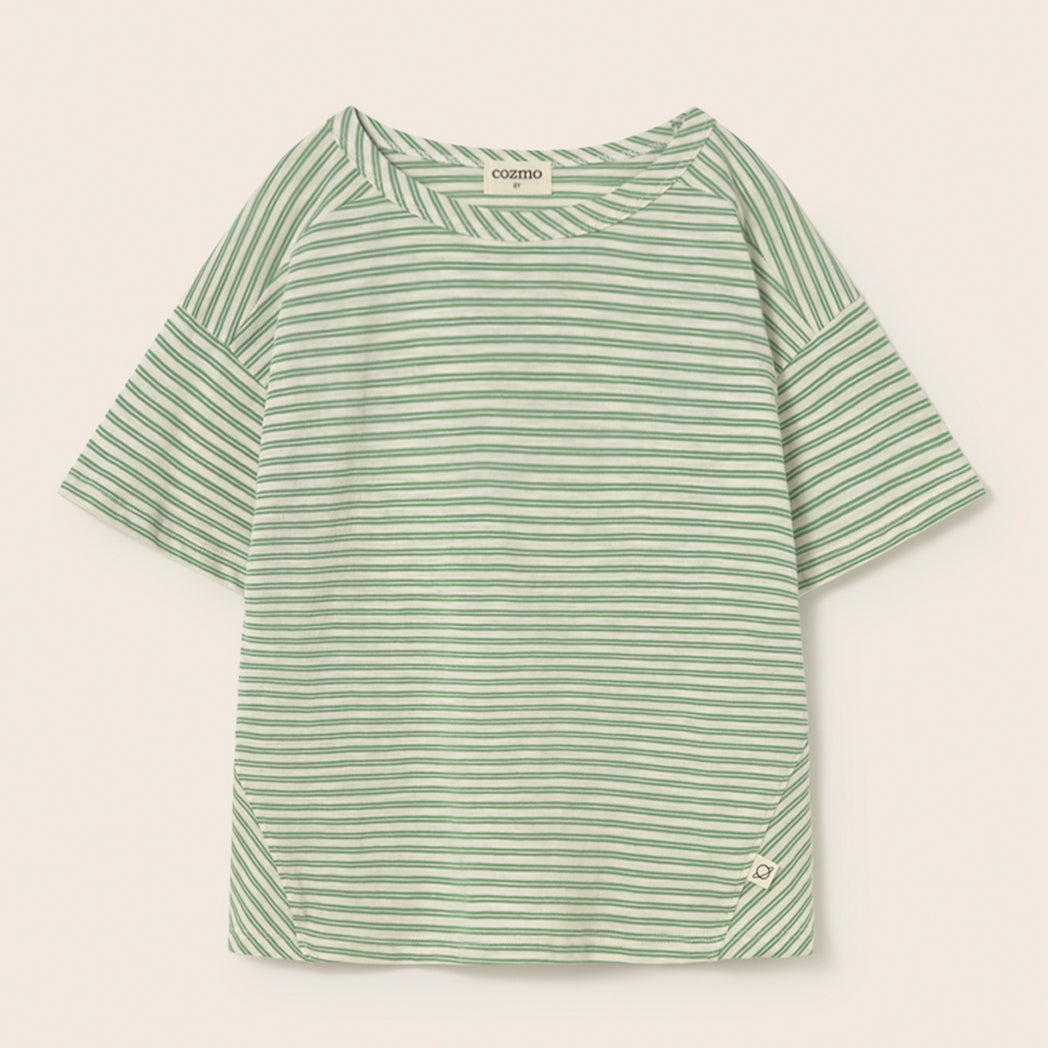 Cozmo Kinder T-Shirt Alan Green striped bei Yay Kids